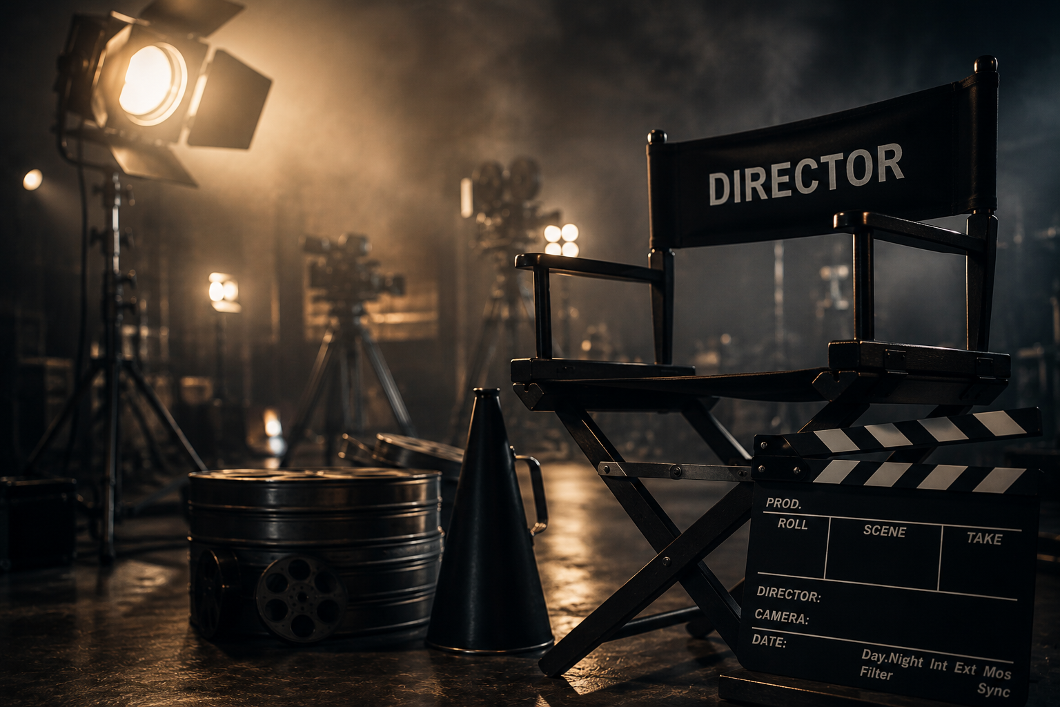 cinematic-film set in-studio